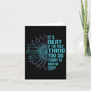 Suicide Prevention Awareness Purple And Teal Tank Card