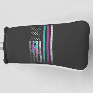 Suicide Prevention Awareness Ribbon American Golf Head Cover