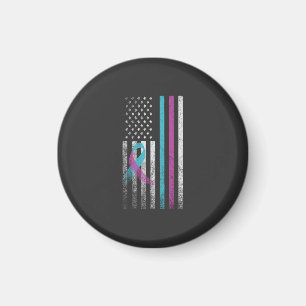 Suicide Prevention Awareness Ribbon American  Magnet