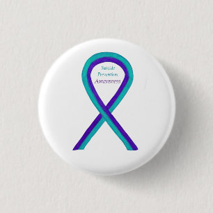 Suicide Prevention Awareness Ribbon Pin Buttons