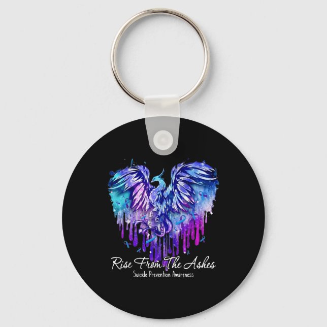 Suicide Prevention Awareness Rise From -pcute Ss C Key Ring (Front)