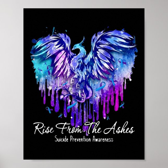Suicide Prevention Awareness Rise From -pcute Ss C Poster (Front)