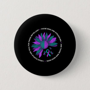Suicide Prevention Awareness Saying Depression Men 6 Cm Round Badge