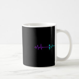 Suicide Prevention Awareness Semicolon Stay Coffee Mug