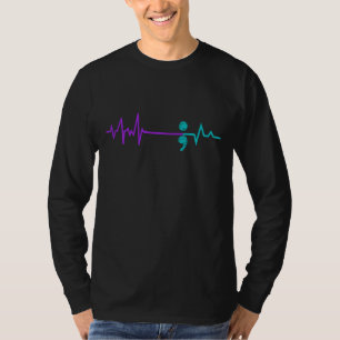 Suicide Prevention Awareness Semicolon Stay T-Shirt