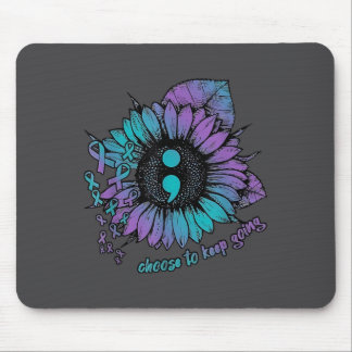 Suicide Prevention Awareness Shirt Choose To Keep  Mouse Mat