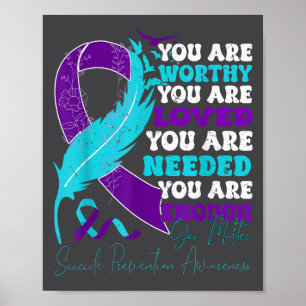 Suicide Prevention Awareness Sitive Motivational S Poster
