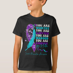 Suicide-prevention Awareness-sitive-motivational-s T-Shirt