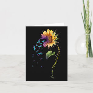 Suicide Prevention Awareness Sunflower  Card