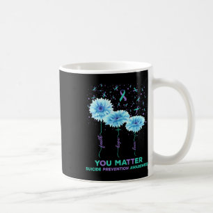 Suicide Prevention Awareness Sunflower Ribbon You Coffee Mug