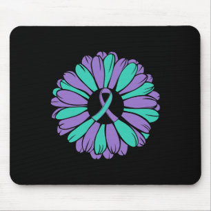 Suicide Prevention Awareness Sunflower Ribbon You Mouse Mat