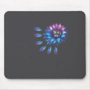 Suicide Prevention Awareness Sunflower You Are 988 Mouse Mat