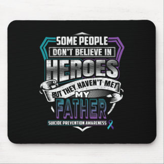 Suicide Prevention Awareness - Teal And Purple For Mouse Mat