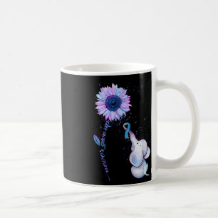 Suicide Prevention Awareness Teal And Purple Ribbo Coffee Mug