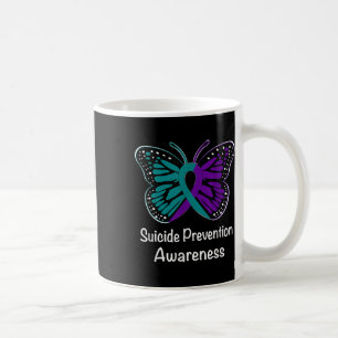 Suicide Prevention Awareness Warrior Purple & Coffee Mug