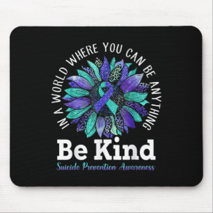Suicide Prevention Awareness Week Be Kind Leopard Mouse Mat