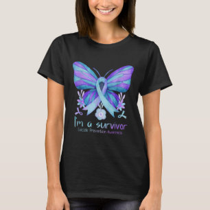 Suicide Prevention Awareness Week Butterfly Im A S T-Shirt