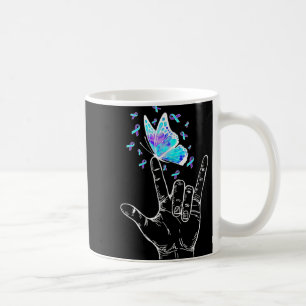Suicide Prevention Awareness Week Butterfly Love H Coffee Mug