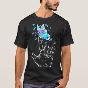 Suicide Prevention Awareness Week Butterfly Love H T-Shirt