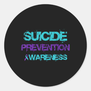 Suicide Prevention Awareness Week Classic Round Sticker