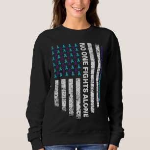 Suicide Prevention Awareness Week Ribbon American Sweatshirt