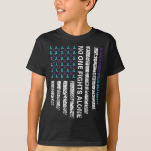 Suicide Prevention Awareness Week Shirt Ribbon Ame