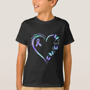 Suicide Prevention Awareness Week Warrior Butterfl T-Shirt
