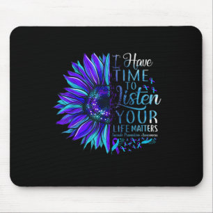 Suicide Prevention Awareness Your Life S Sunflower Mouse Mat