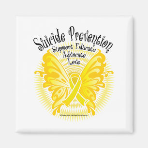 Suicide Prevention Butterfly 3 Magnet