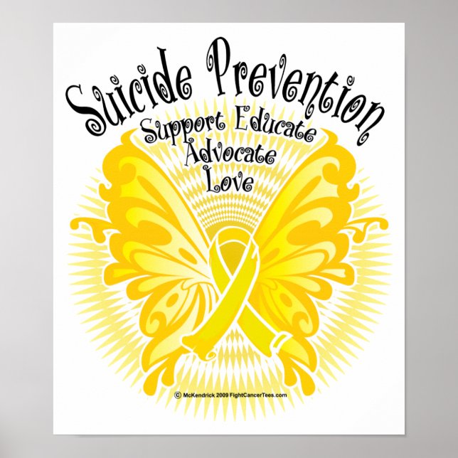 Suicide Prevention Butterfly 3 Poster (Front)