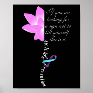 Suicide Prevention Depression Awareness Poster