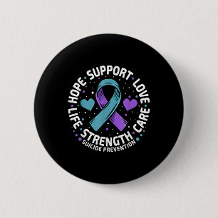 Suicide Prevention Hope Support Love Life Suicide 6 Cm Round Badge