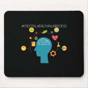 Suicide Prevention - Mental Health Awareness 3 Mouse Mat