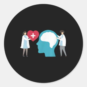 Suicide Prevention - Mental Health Awareness 8 Classic Round Sticker