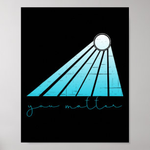 Suicide Prevention Mental Health Teal And Purple Y Poster