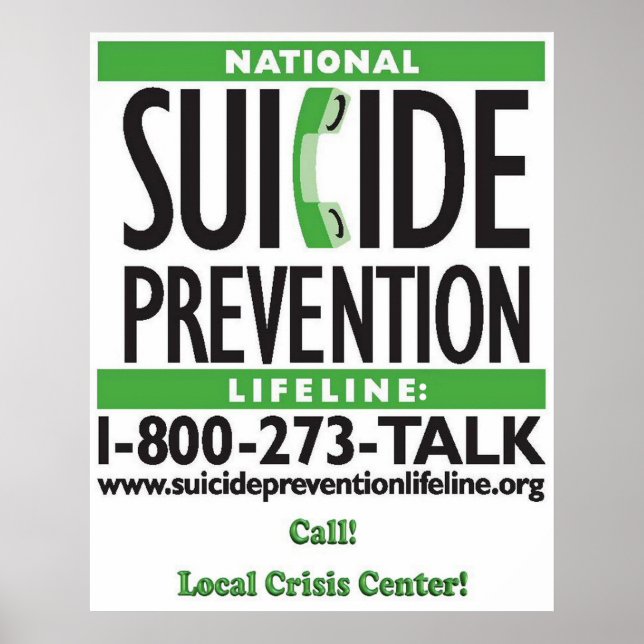 Suicide Prevention POSTER (Front)