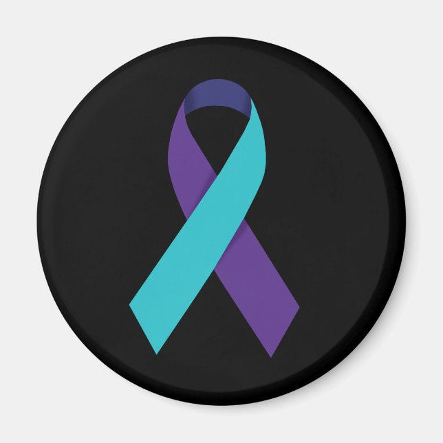 Suicide Prevention Ribbon Magnet (Front)