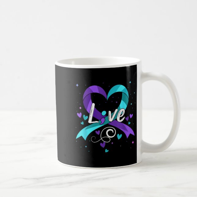 Suicide Prevention - Semicolon Suicide Awareness R Coffee Mug (Right)