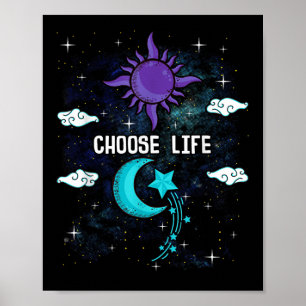 Suicide Prevention Shirt Semicolon Sun And Moon Ch Poster