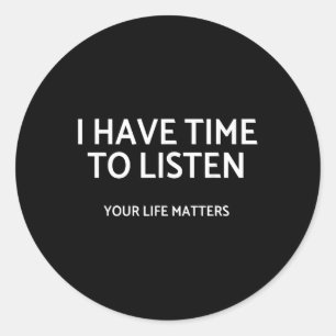 Suicide Prevention Shirt Teacher Counsellor Mental Classic Round Sticker
