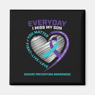 Suicide Prevention  Son Mum Dad s Men Women Gifts  Magnet