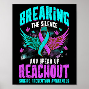 Suicide Prevention Suicide Awareness Ribbon  Poster