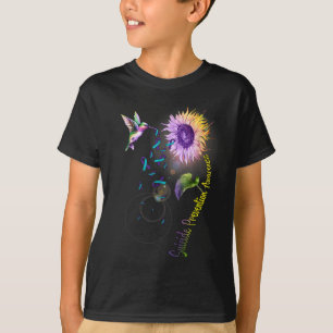 Suicide Prevention Sunflower Hummingbird T-Shirt