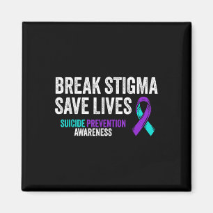 Suicide Prevention Support Break Stigma Suicide Aw Magnet