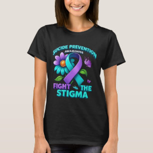Suicide Prevention Support Fight Stigma Suicide Aw T-Shirt