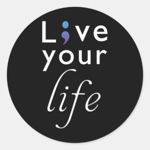 Suicide Prevention Support Teacher  Classic Round Sticker