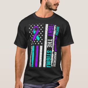 Suicide Prevention Suprt Fight Stigma Suicide Awar T-Shirt