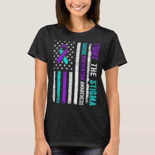 Suicide Prevention Suprt Fight Stigma Suicide Awar T-Shirt