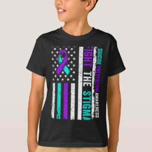 Suicide Prevention Suprt Fight Stigma Suicide Awar T-Shirt