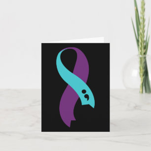 Suicide Prevention Survivor Ribbon Pro-life Top Card